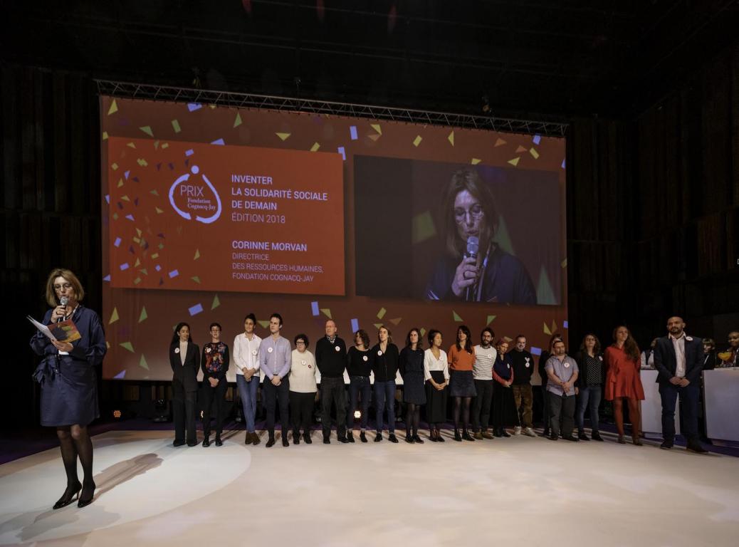 Remise du prix des professionnels lors des Rencontres solidaires 2019 au Centquatre-Paris